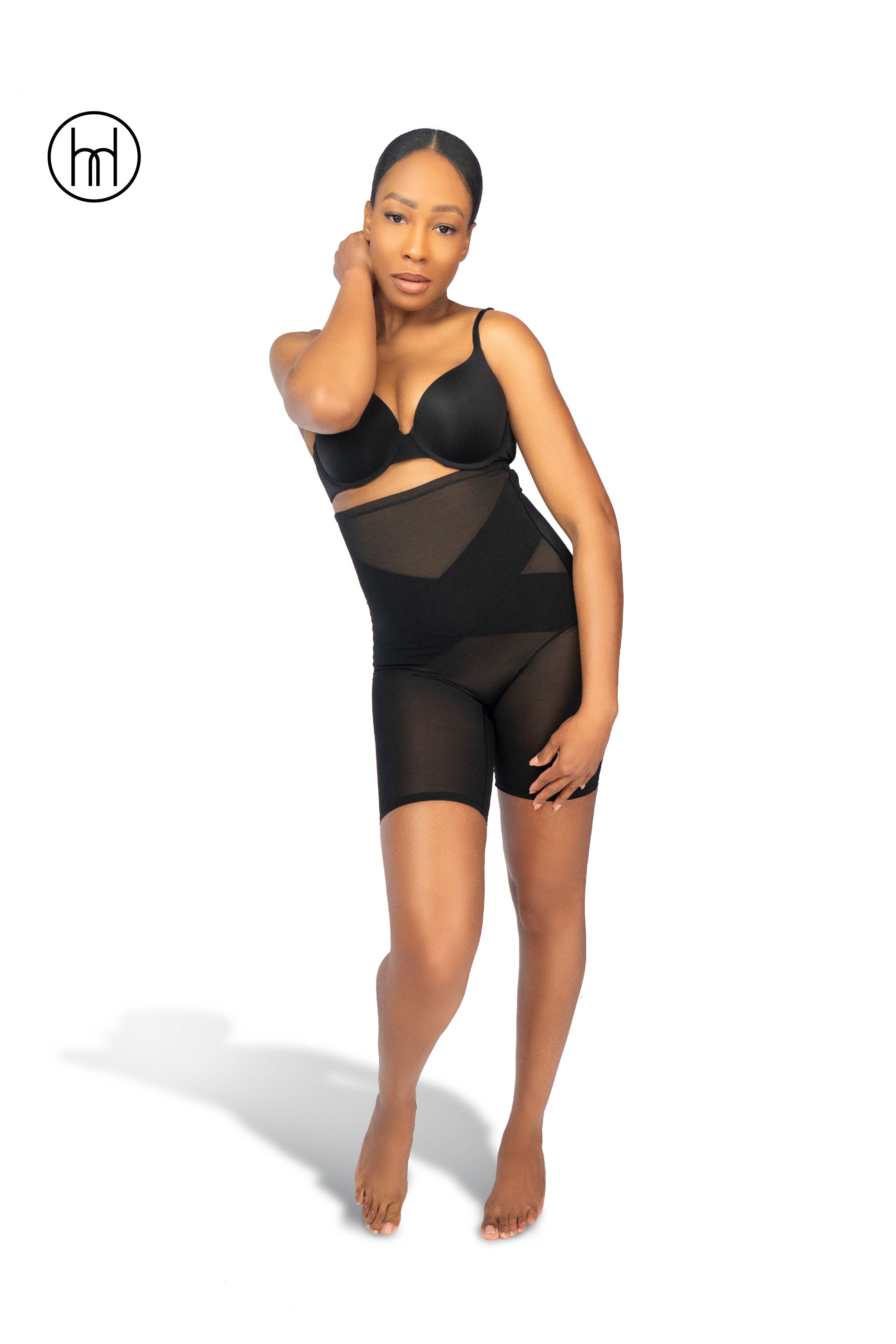 No longer available] Quilted Flare Bell Shorts